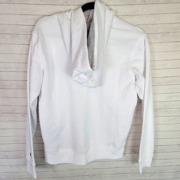 CHAMPION WHITE LOGO HOODIE, SZ LARGE - Picture 11 of 14